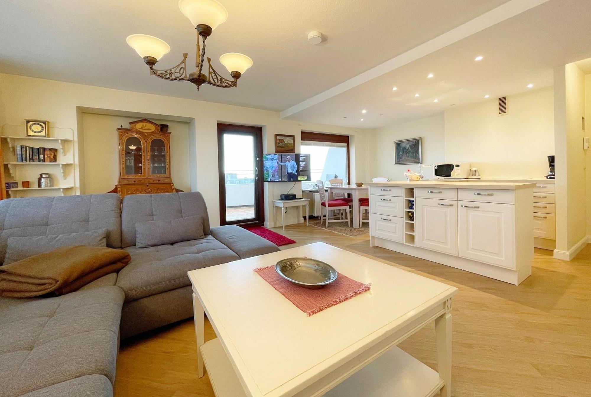 Haus Metropol App 108 Mit Meerblick Und Cityblick 3 Balkone 베스터란트 외부 사진
